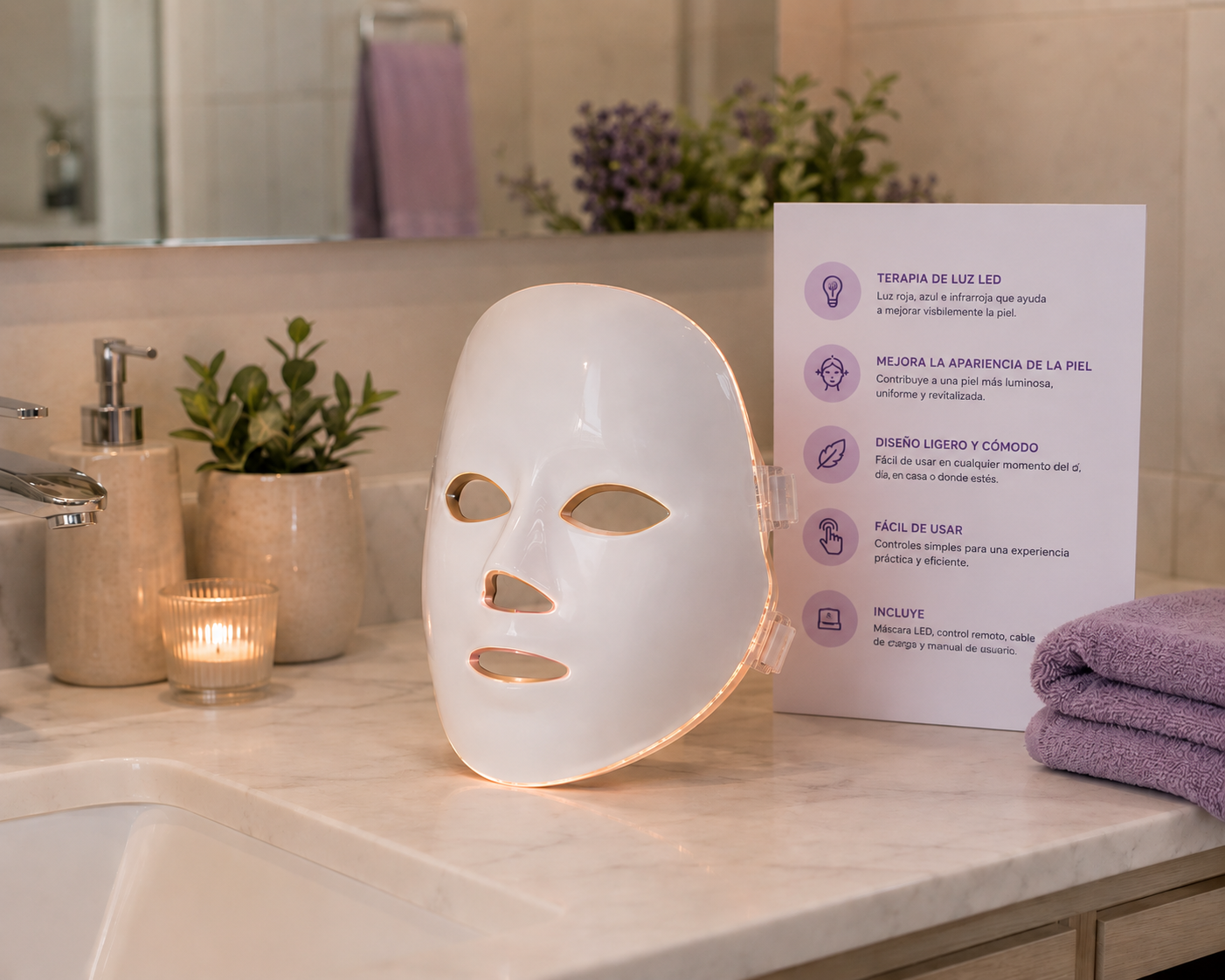 Luminex™ Máscara LED de Fotorrejuvenecimiento Facial