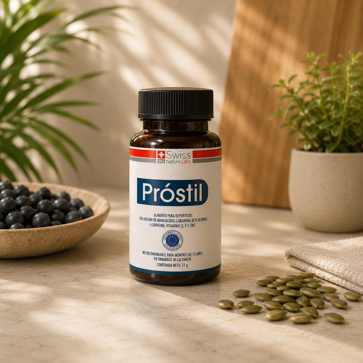 Próstil™ | Fórmula Botánica para Salud Prostática y Urinaria