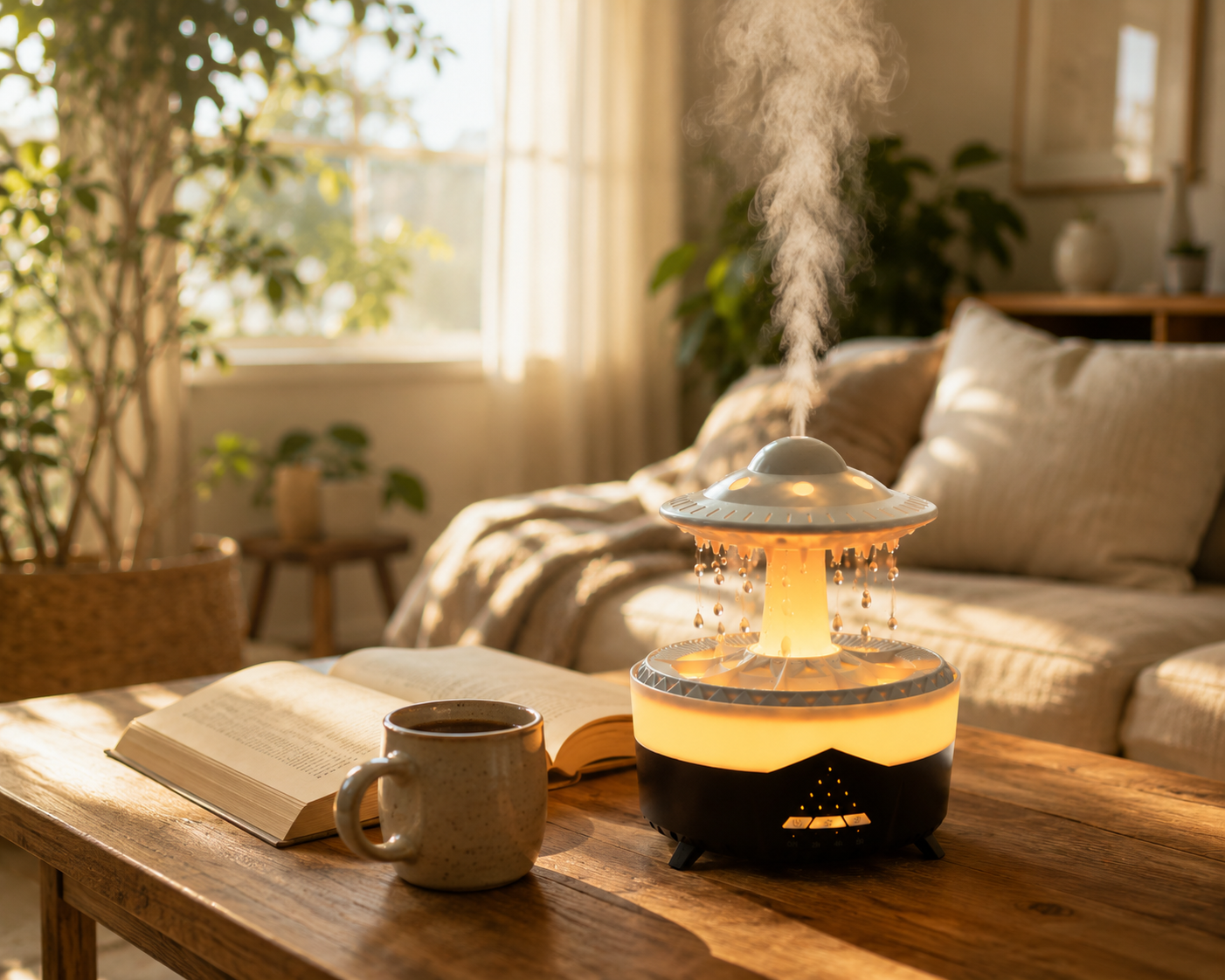 Myco™ Humidificador Difusor de Aromas con Luz LED